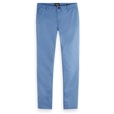 Scotch & Soda Herren Essential Mott Slim Fit - Stretch Cotton Chino Pants, Mystic Blue 7328, 34W / 32L EU im Sale
